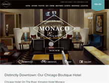 Tablet Screenshot of monaco-chicago.com